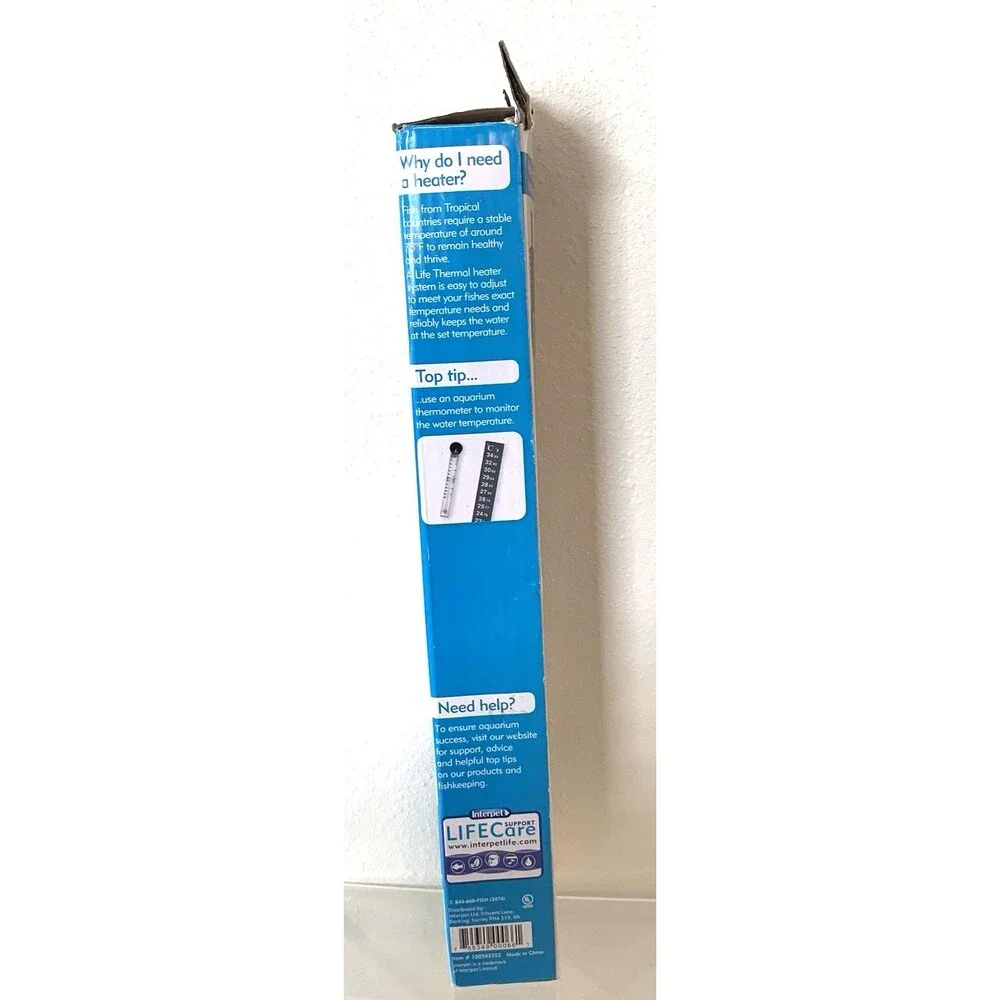 Interpet Life Thermal Submersible Aquarium Heater For 30-50 Gal 200 Watt